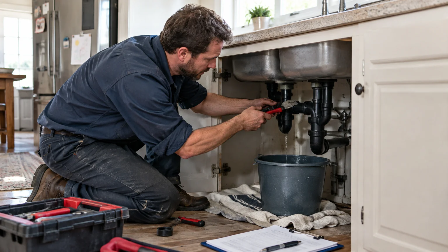 Denton, TX business emergency plumbing plan concept for a professional office setting