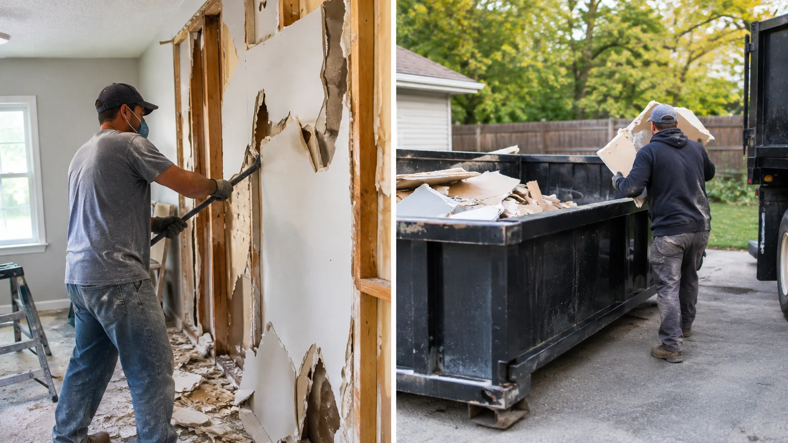 Drywall Removal vs Dumpster Rental: Which Option Makes Sense?