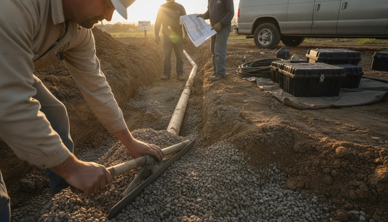 How Big Is a Drain Field? Rogers Guide Drain field sizing basics with soil tests and setbacks for Rogers homes by Septic Tank Pumping Rogers