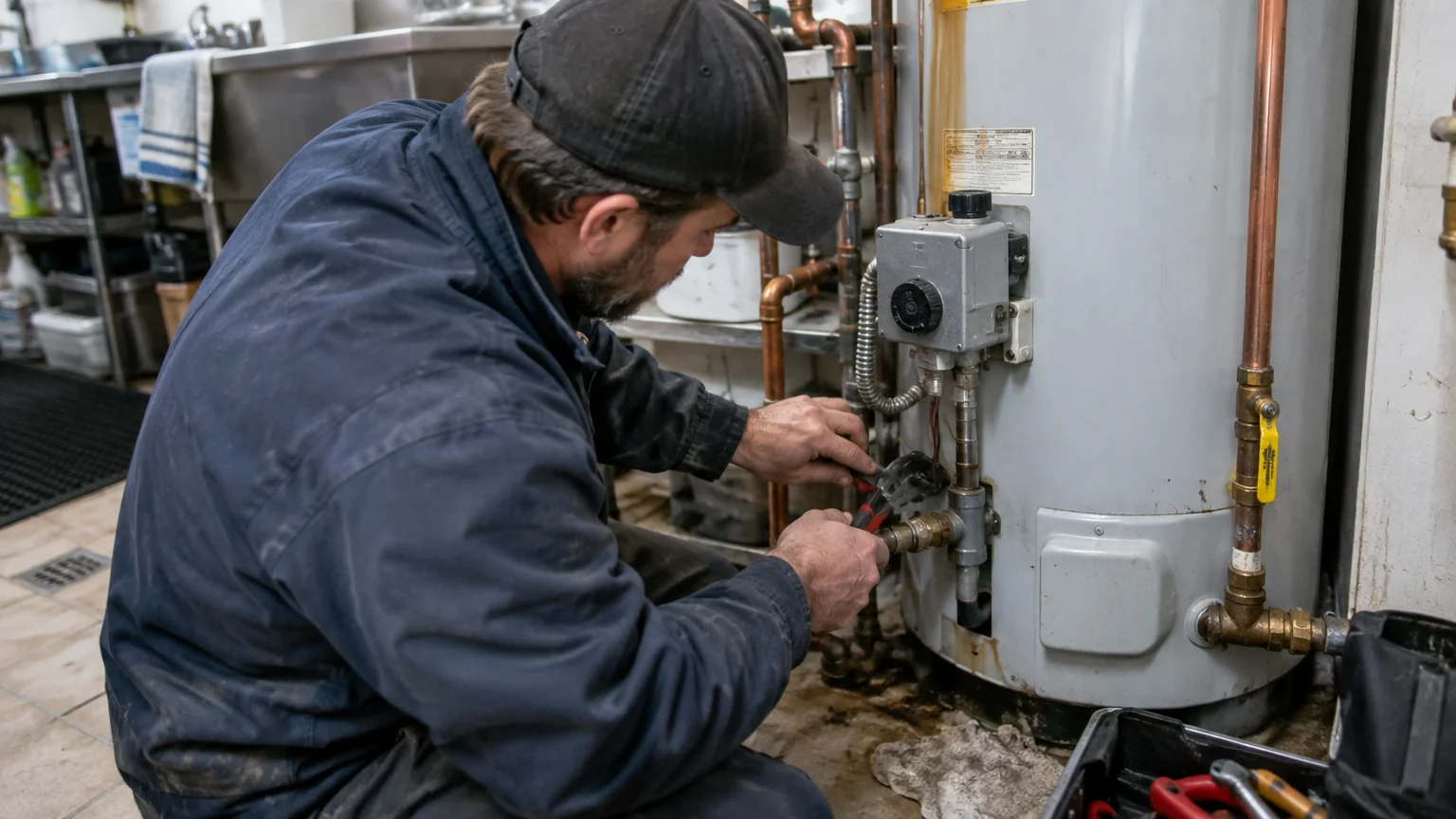 Restaurant plumbing problems in Springfield: causes of water heater and hot-water system failures