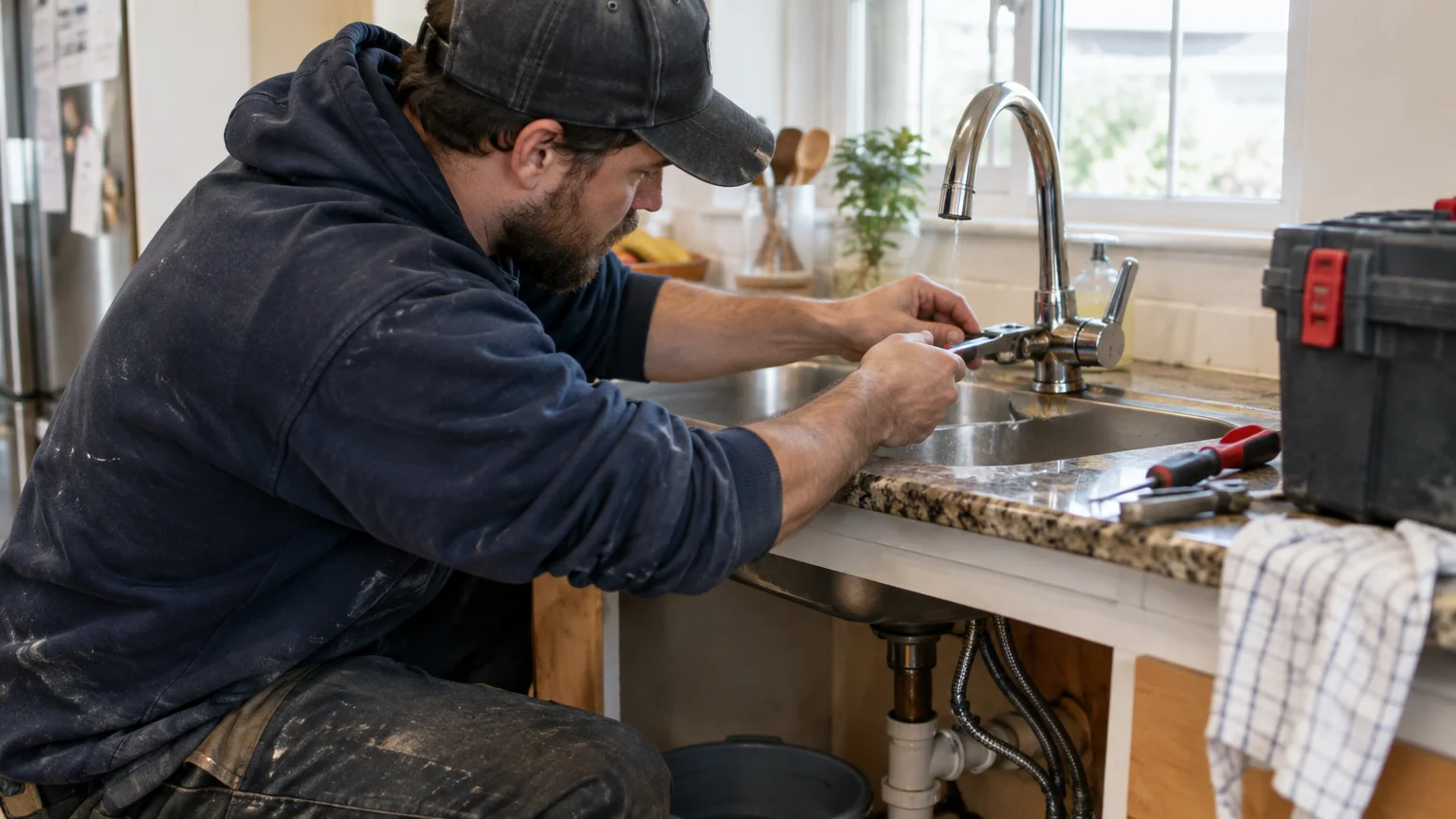 Repair or replace a leaky faucet—comparison of repair vs. replacement for plumbing issues in Littleton
