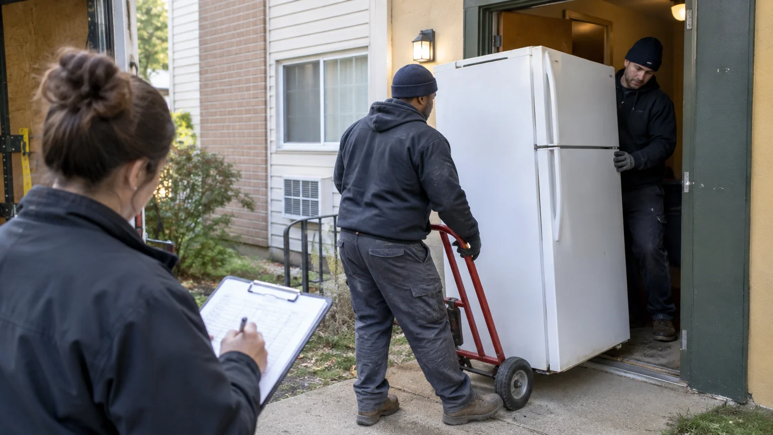 Appliance pickup for landlords – managing scheduling, access, and service records in San Mateo rentals