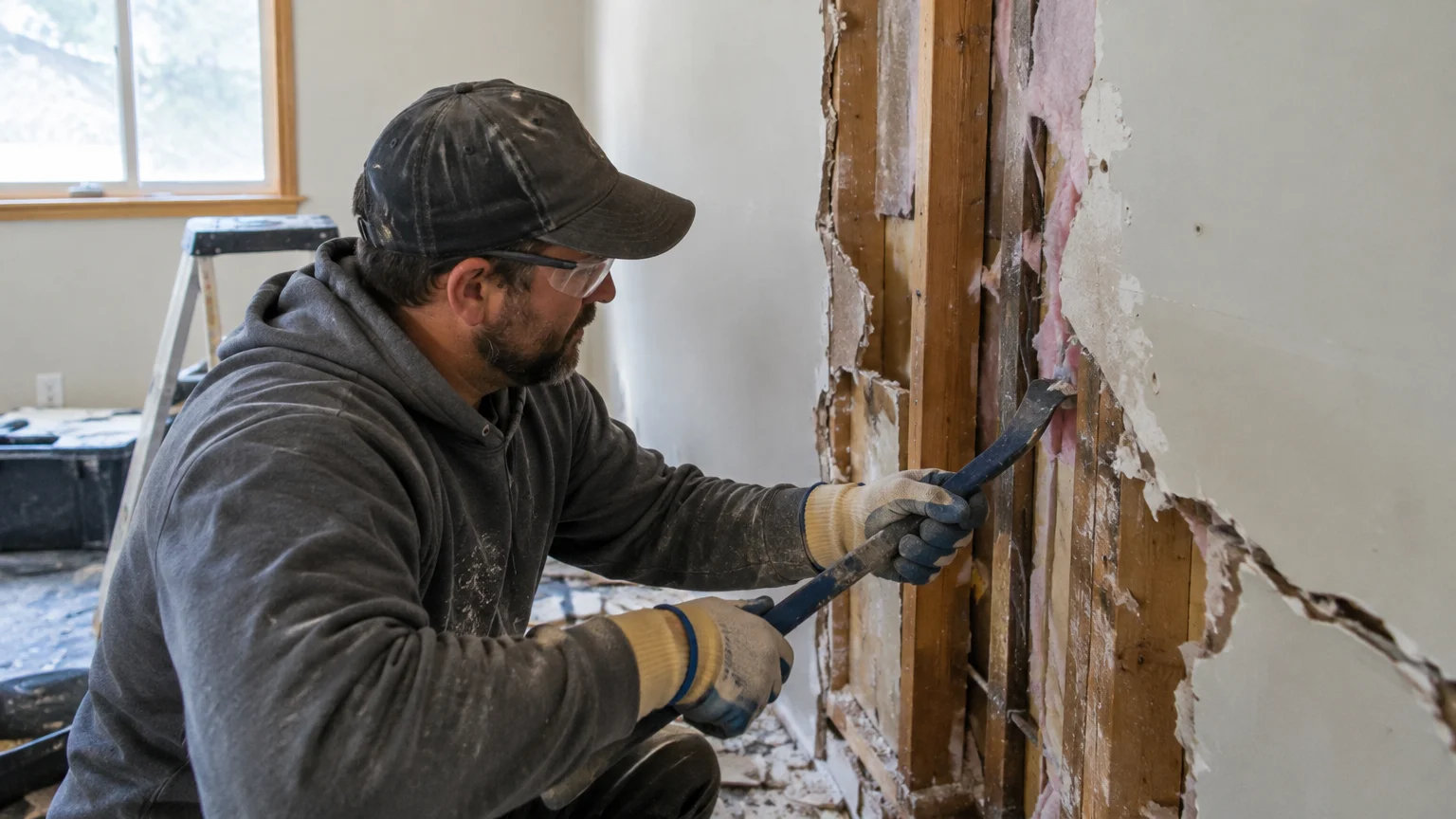 Prepare for drywall removal in Smyrna Prepare for drywall removal by separating debris and keeping materials contained in Smyrna