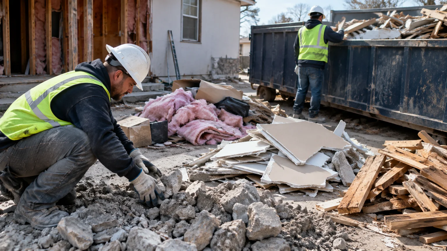 A professional crew guides concrete disposal decisions in Smyrna Smyrna GA Junk Removal team handling concrete disposal logistics for landfills and recycling