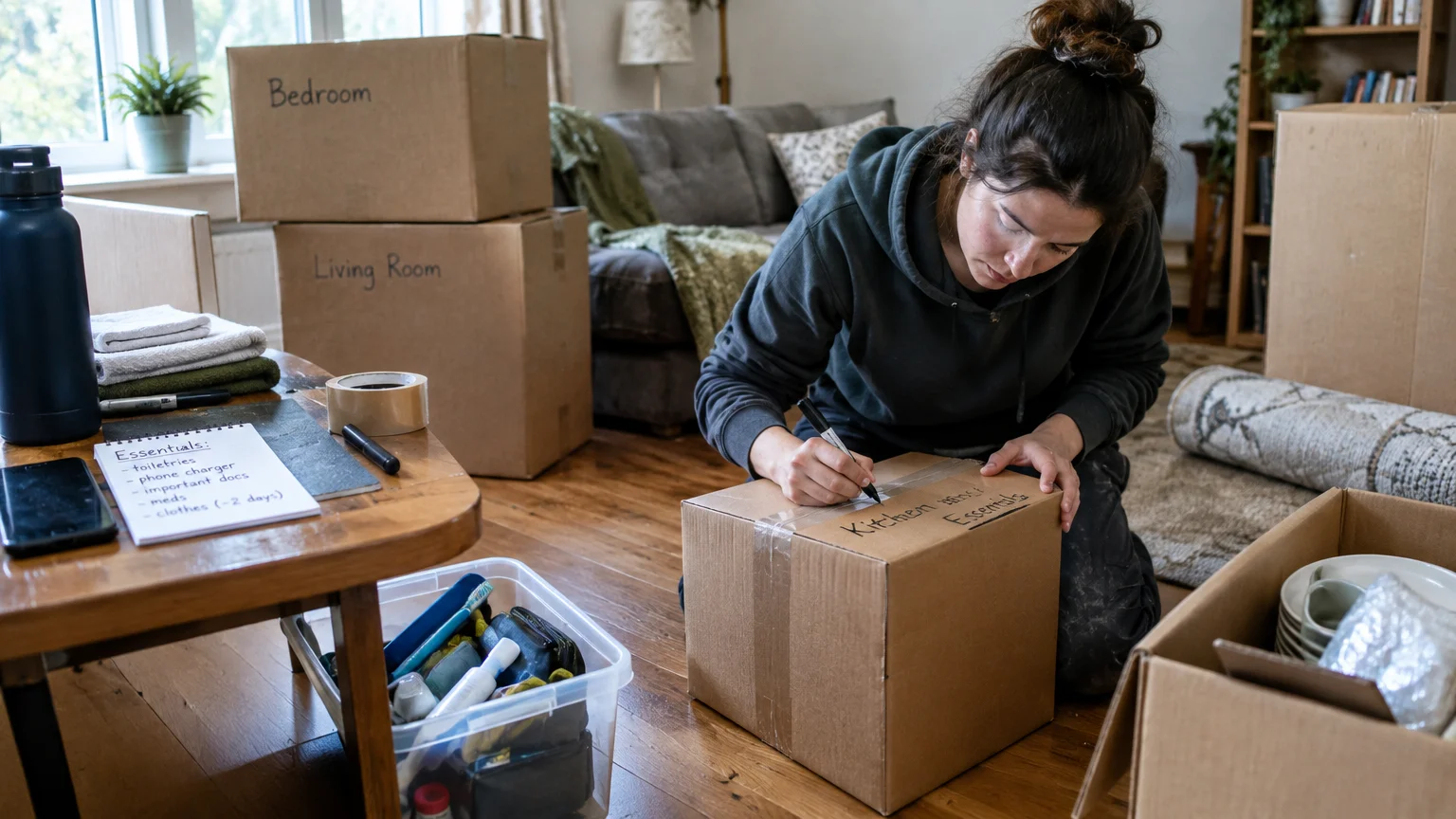 How Asheville Movers packs essentials first for an efficient move How to pack for a move efficiently in Asheville by prioritizing essentials and fragile items